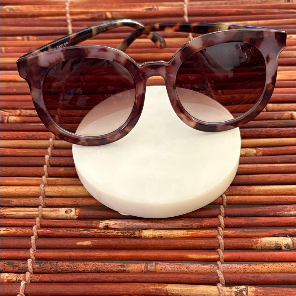 Ann Taylor Oversized Brown Tortoise Sunglasses